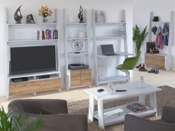 Dolgozószoba berendezése olcsó elemes bútorokkal