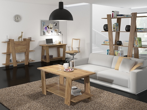 Dolgozószoba berendezése olcsó elemes bútorokkal